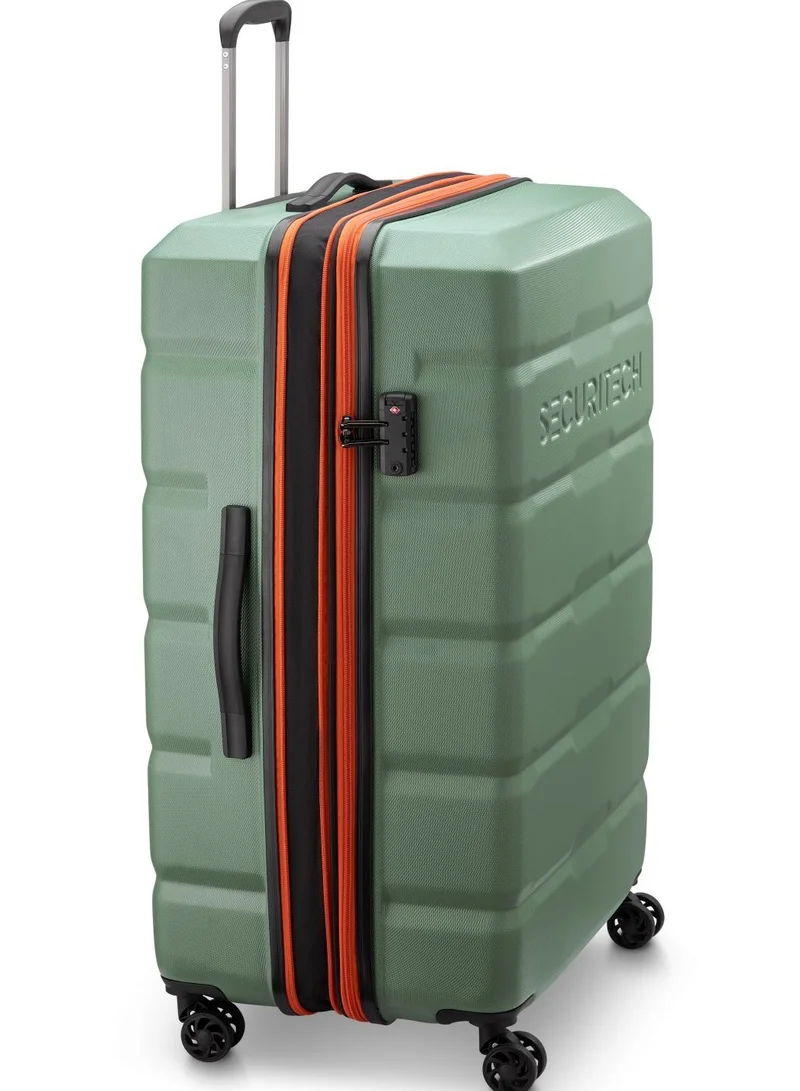 DELSEY Paris  Securitech Citadel By Delsey Paris 82 Cm 4-Double-Wheeled Expandable Luggage Trolley - Khaki Green  | Best Price UAE